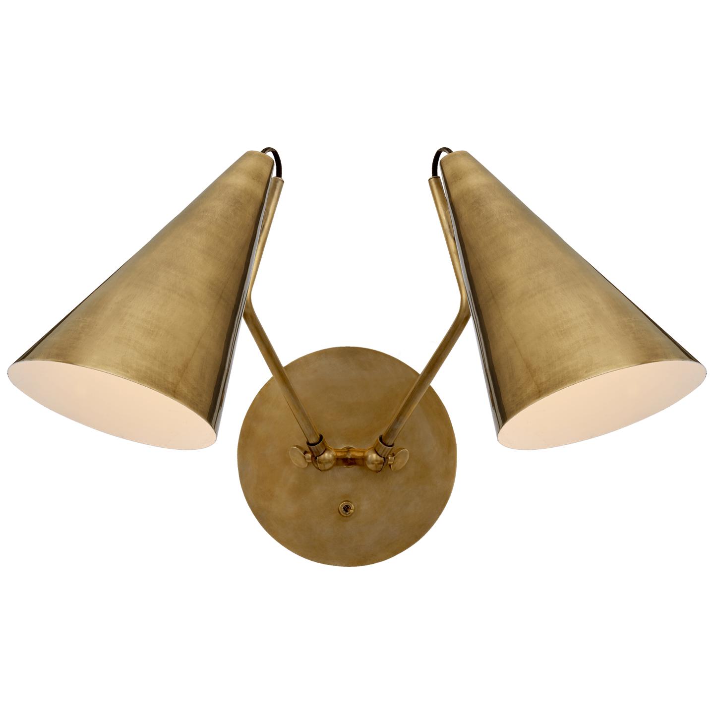 Купить Бра Clemente Double Sconce в интернет-магазине roooms.ru