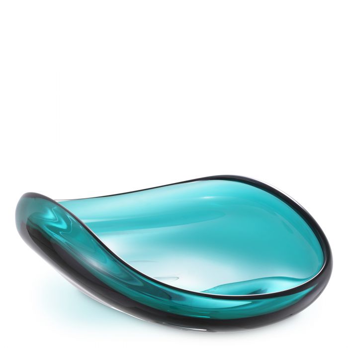 hand blown glass | turquoise colour