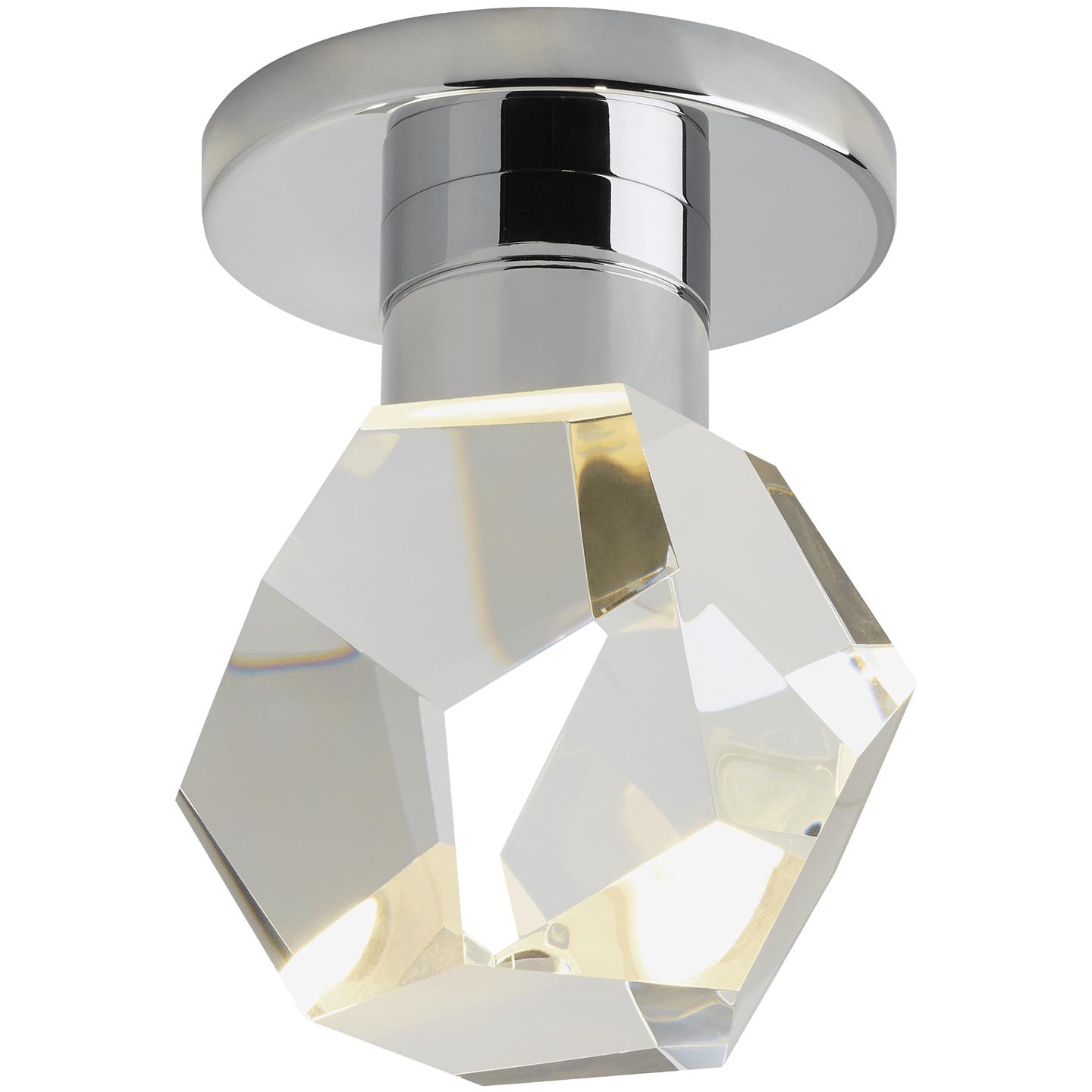 Chrome Faceted Crystal LED 90 CRI 3000K 120V