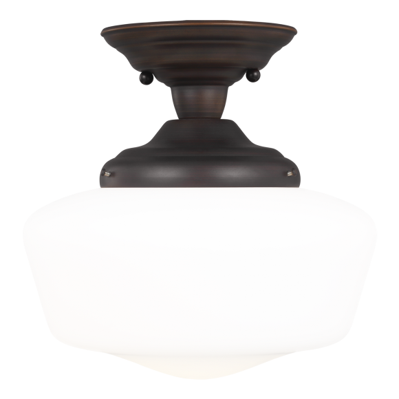 Купить Накладной светильник Academy Medium One Light Semi-Flush Mount в интернет-магазине roooms.ru
