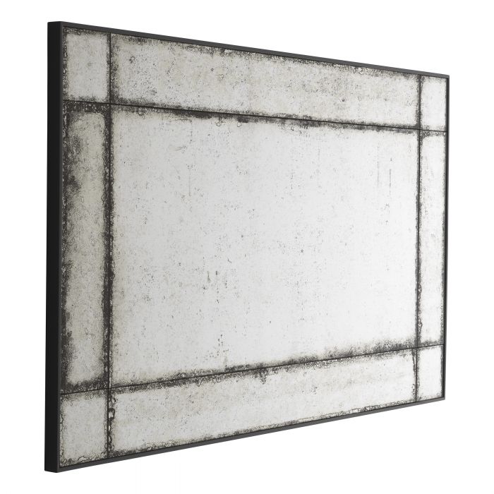 antique mirror glass S rectangular
