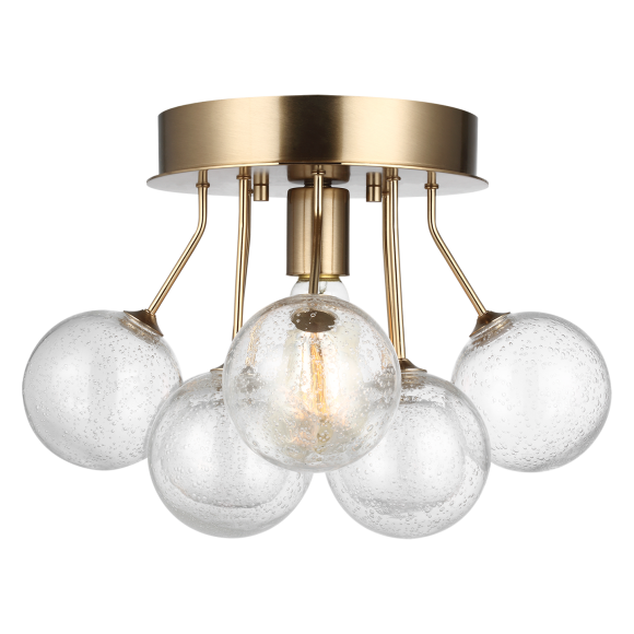 Купить Накладной светильник Bronzeville One Light Semi-Flush Mount в интернет-магазине roooms.ru