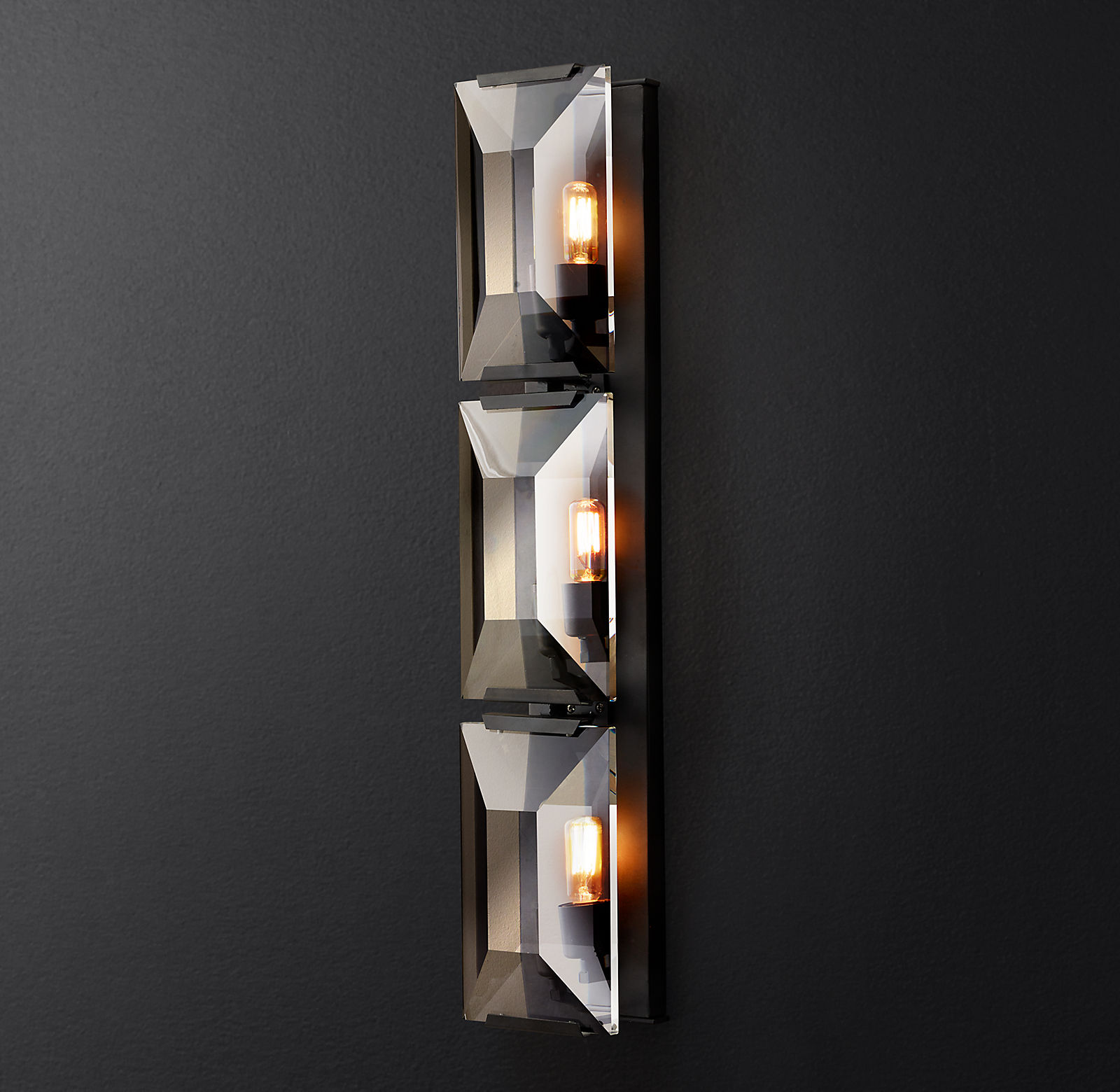 Купить Бра Harlow Crystal Triple Sconce в интернет-магазине roooms.ru