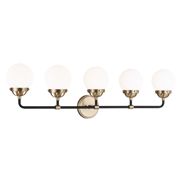 Купить Бра для ванной Cafe Five Light Wall / Bath Sconce в интернет-магазине roooms.ru