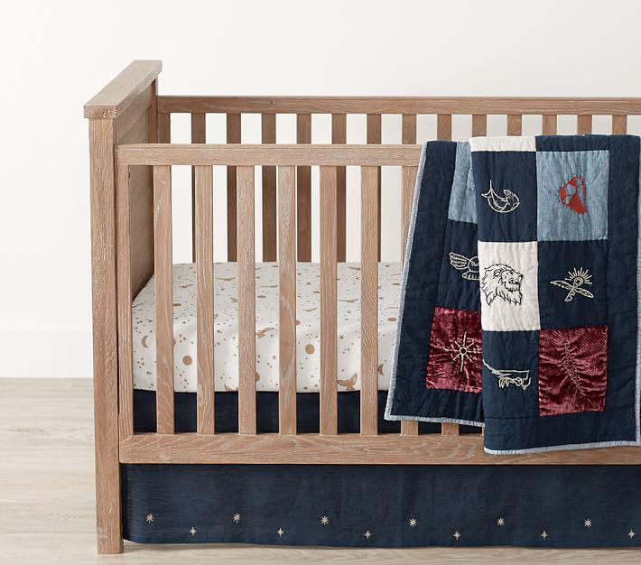 Купить Стеганое покрывало  HARRY POTTER™ Patchwork Toddler Quilt Navy в интернет-магазине roooms.ru