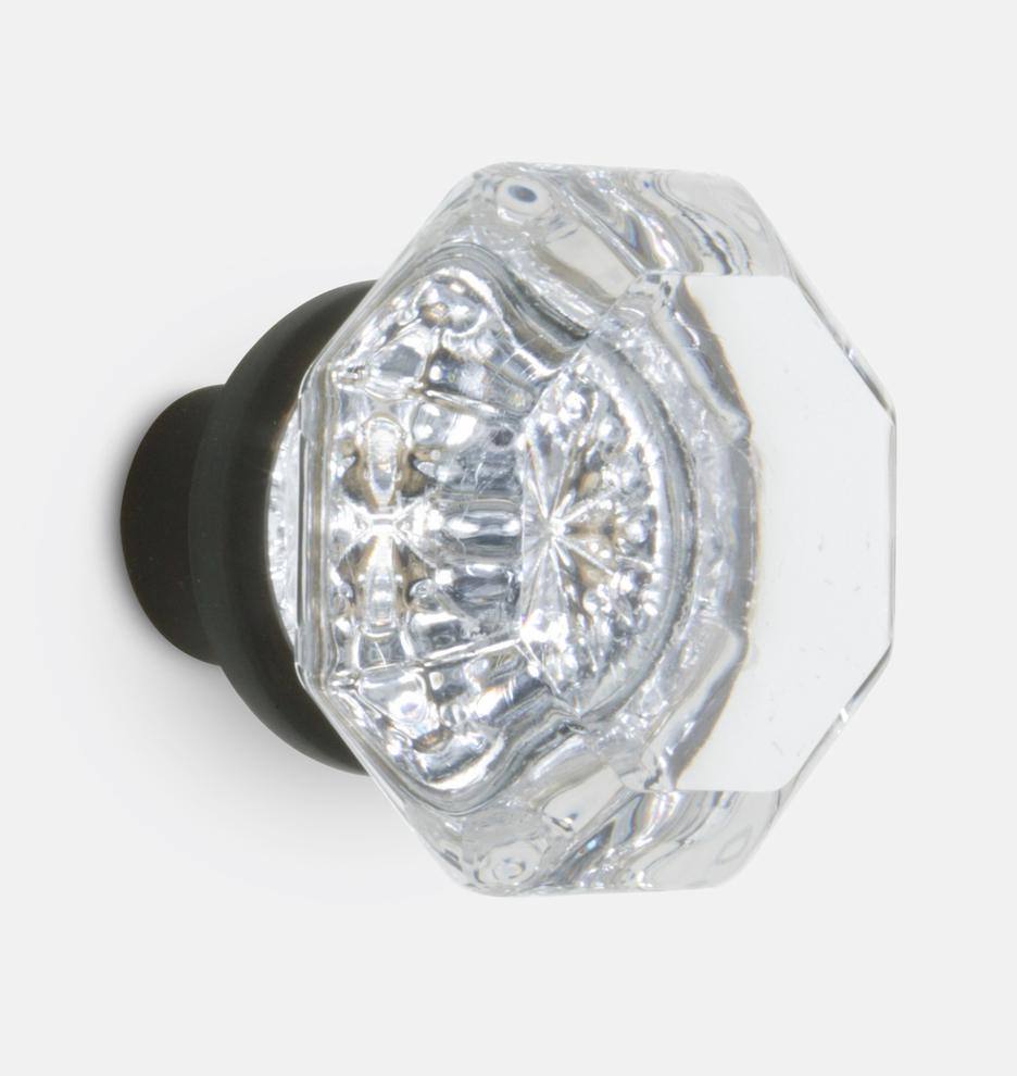 Купить Ручка-кнопка Octagon Crystal Door Knob в интернет-магазине roooms.ru