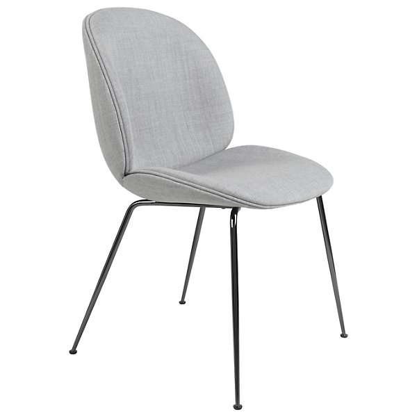 Купить Стул без подлокотника Beetle Upholstered Dining Chair Conic Base в интернет-магазине roooms.ru