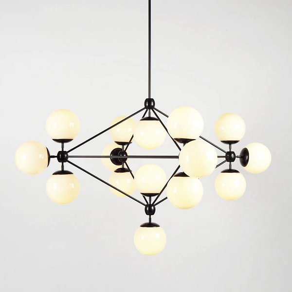 Купить Люстра Modo 4 Sided Chandelier - 15 Globes в интернет-магазине roooms.ru