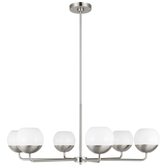 Brushed Nickel LED Bulb(s) Included