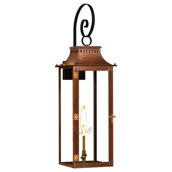 Купить Уличное бра Market Street 30" Top Scroll Wall Lantern в интернет-магазине roooms.ru