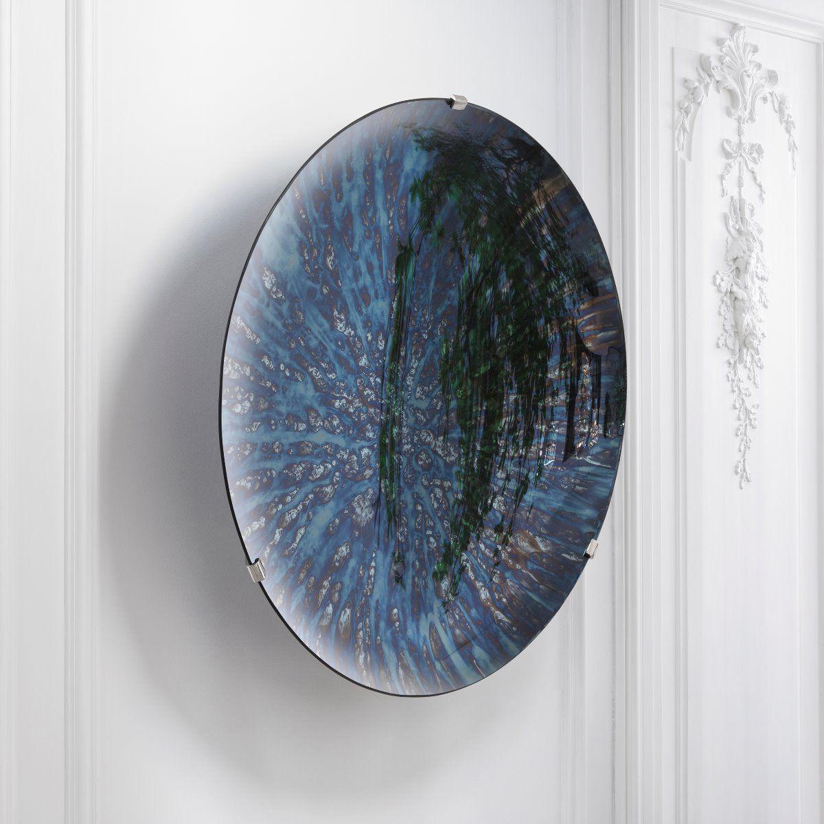 concave mirror glass | blue S