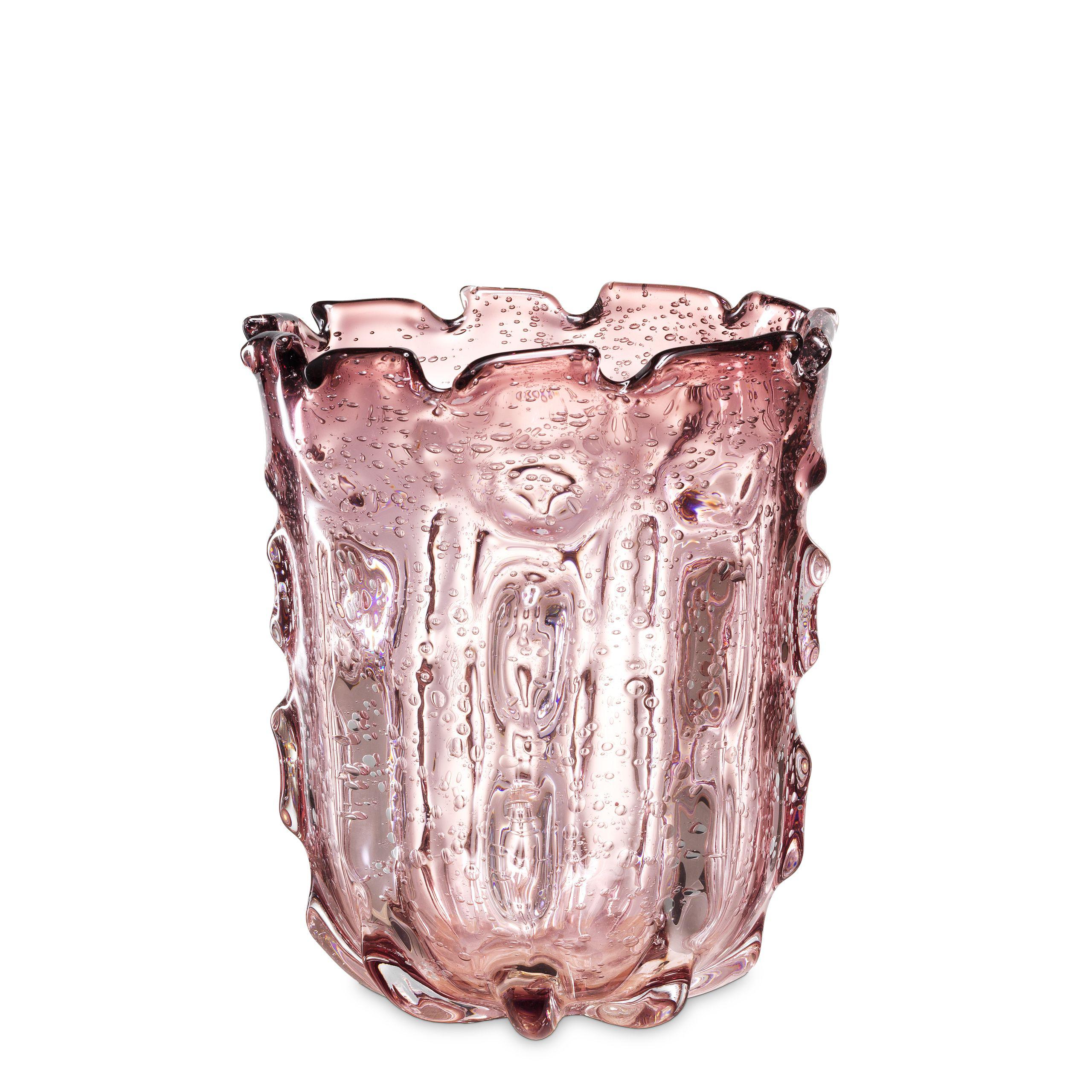 hand blown glass | pale pink colour S