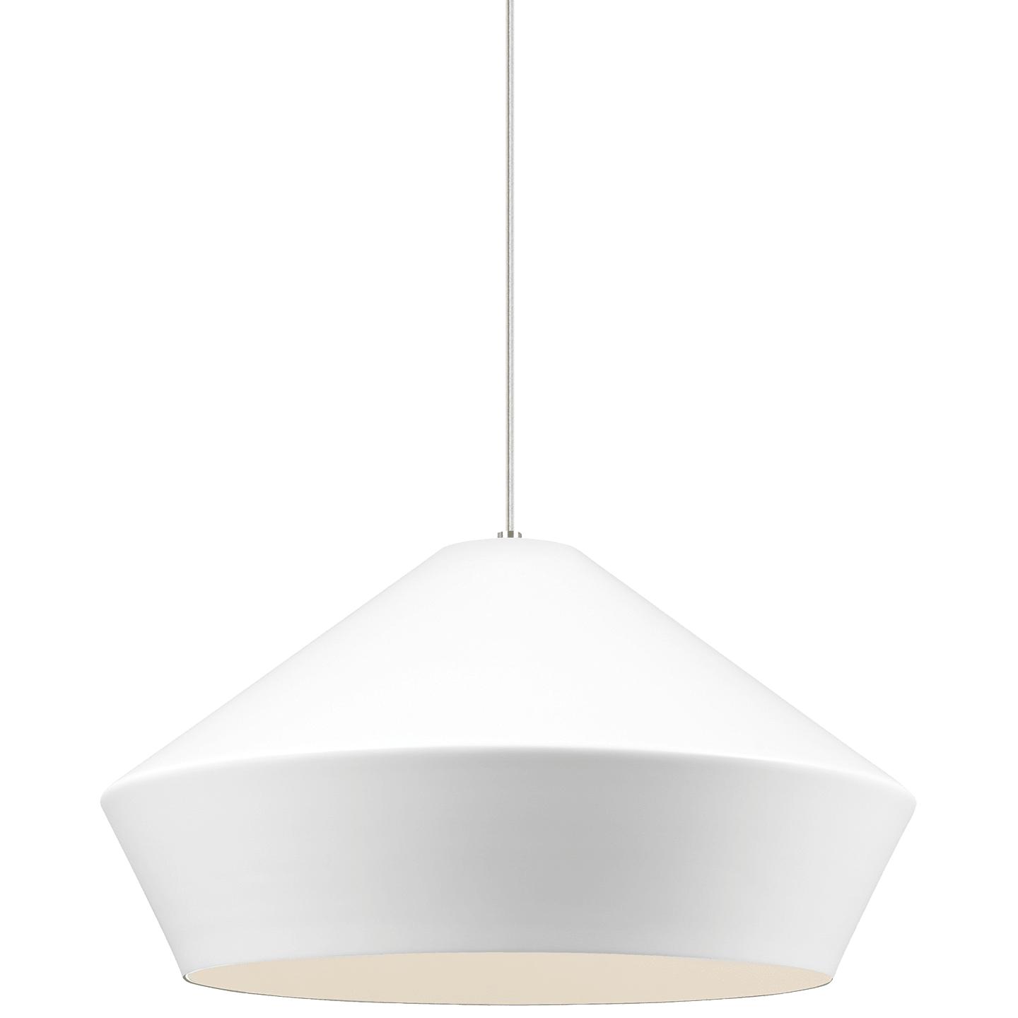 Satin Nickel Matte White Lamp Not Included