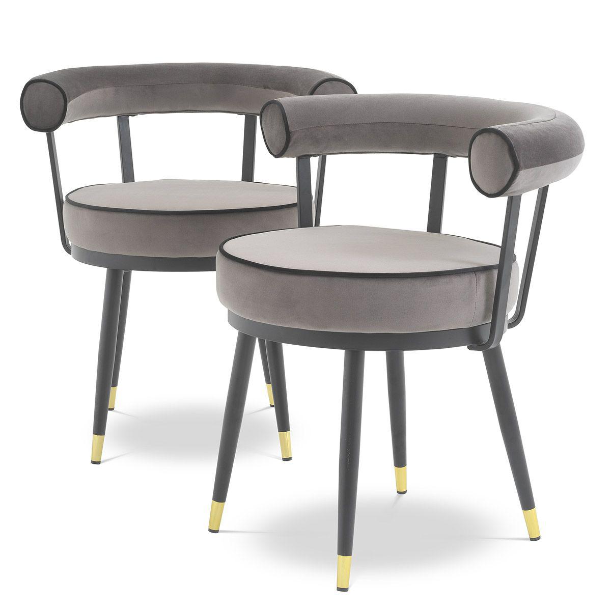 Купить Стул без подлокотника Dining Chair Vico set of 2 в интернет-магазине roooms.ru