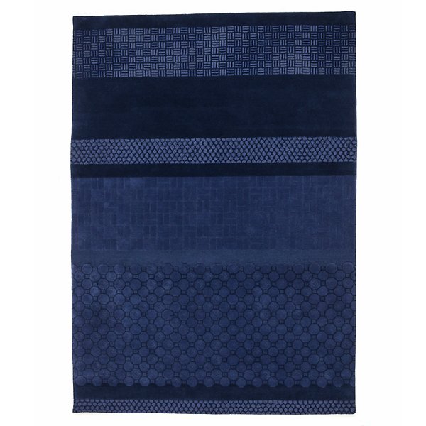 6 ft 7 in x 9 ft 10 in,Blue, 100% new wool