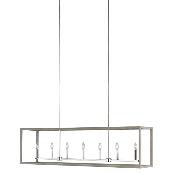 Купить Подвесной светильник Moffet Street Long Seven Light Linear Pendant в интернет-магазине roooms.ru