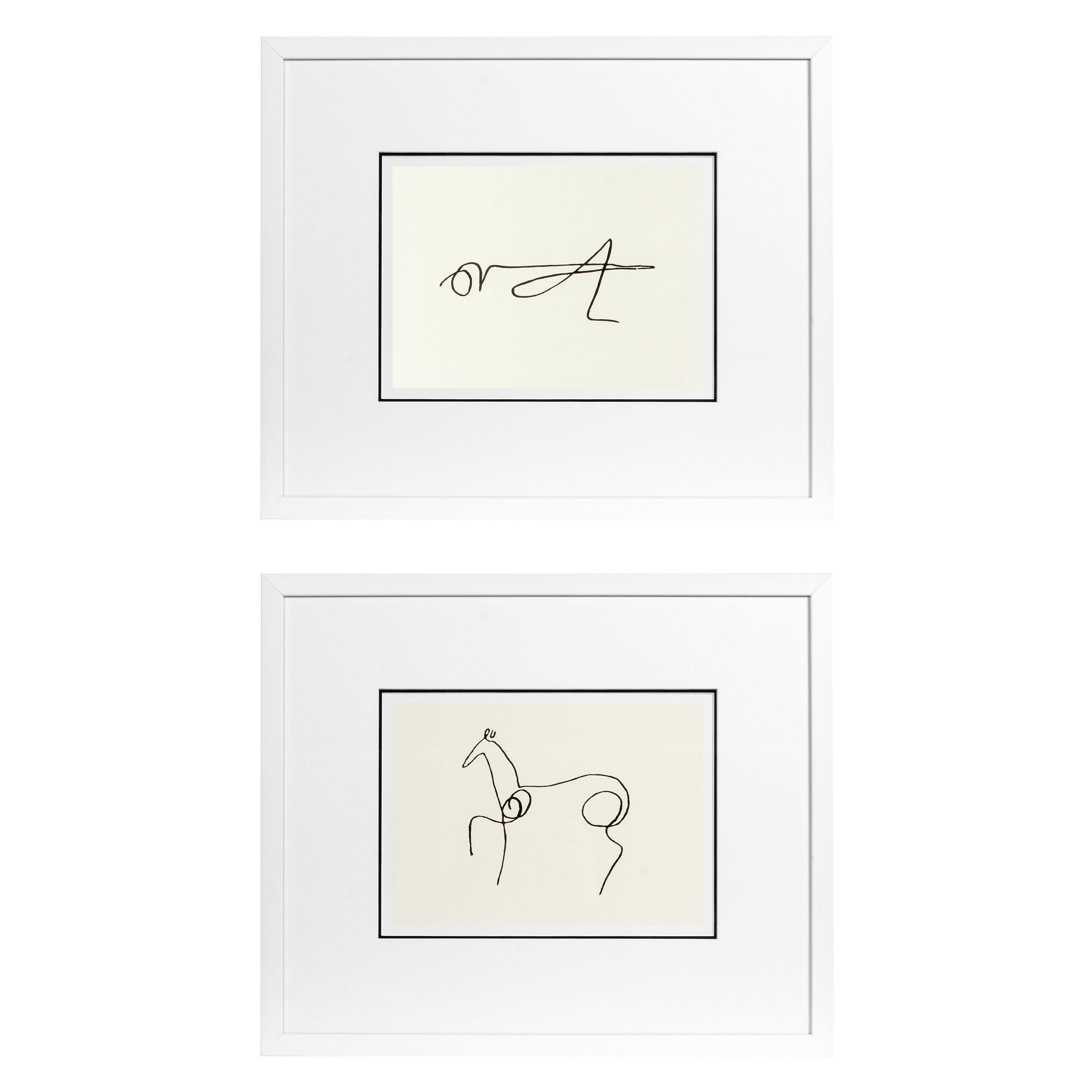 Купить Набор постеров Prints Pablo Picasso set of 2 в интернет-магазине roooms.ru