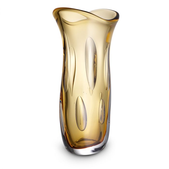 hand blown glass | orange colour L