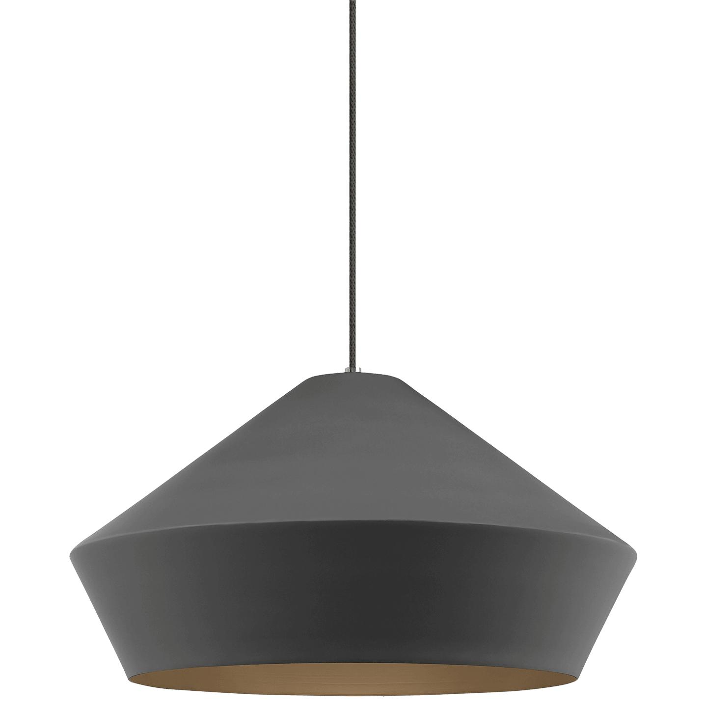 Black Charcoal Gray Lamp Not Included