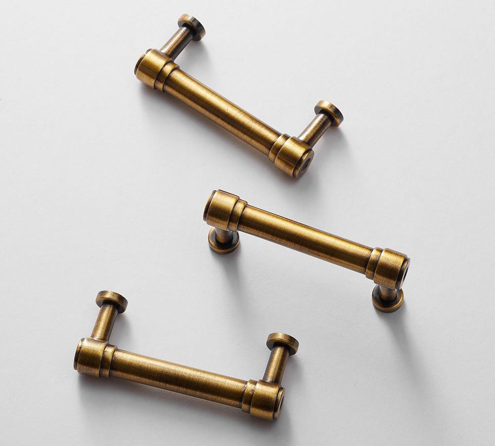 Set of 3 Tumbled Brass