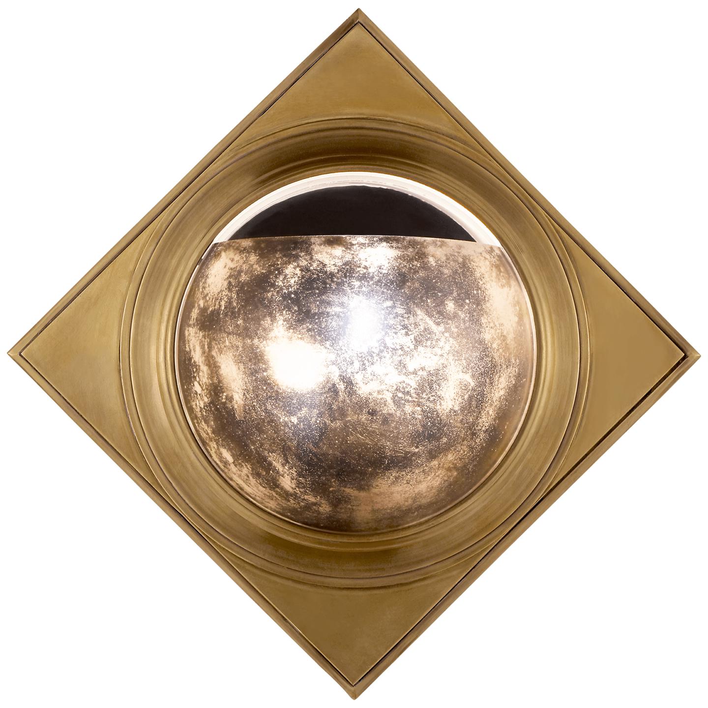 Hand-Rubbed Antique Brass Antique Mirror