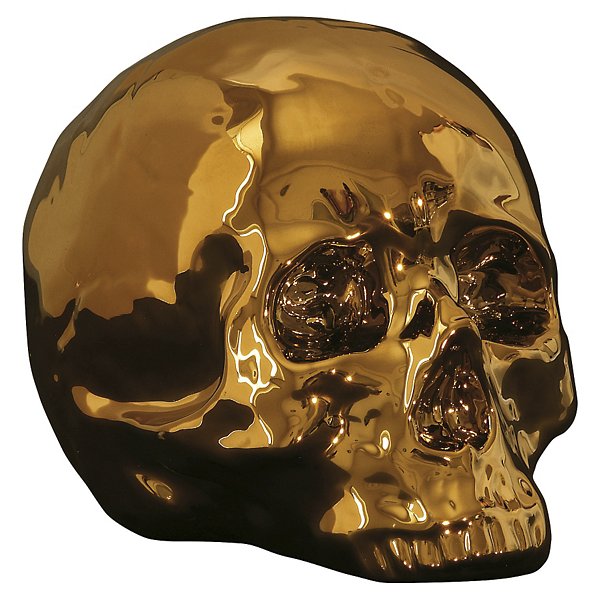 Купить Декоративный череп My Skull - Gold Limited Edition в интернет-магазине roooms.ru