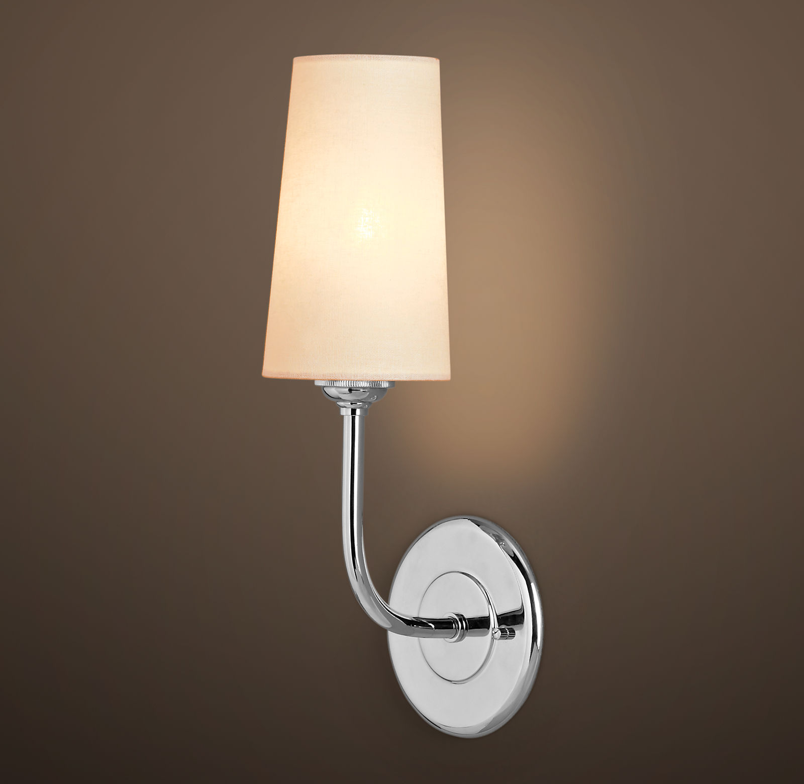 Купить Бра Modern Taper Linen Shade Sconce в интернет-магазине roooms.ru