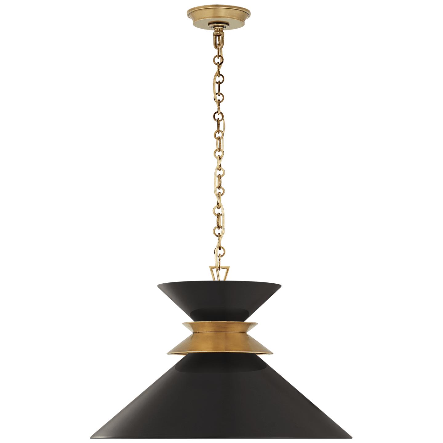 Antique-Burnished Brass Matte Black