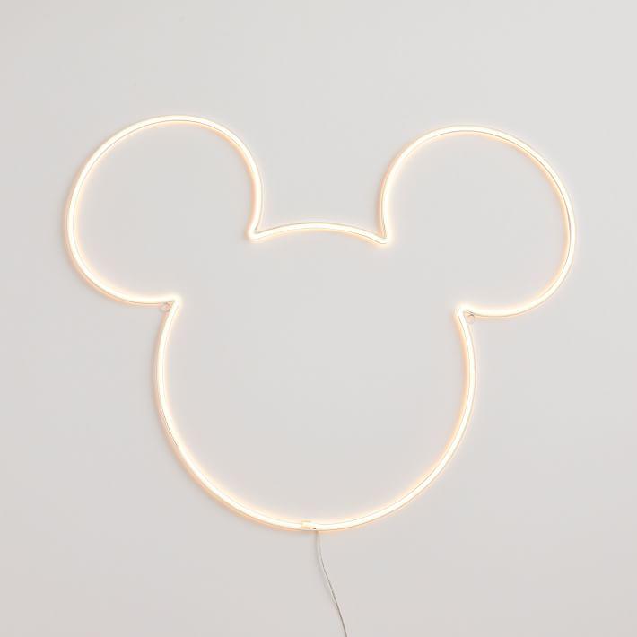 Купить Световые буквы Mickey Mouse Wall Light White в интернет-магазине roooms.ru