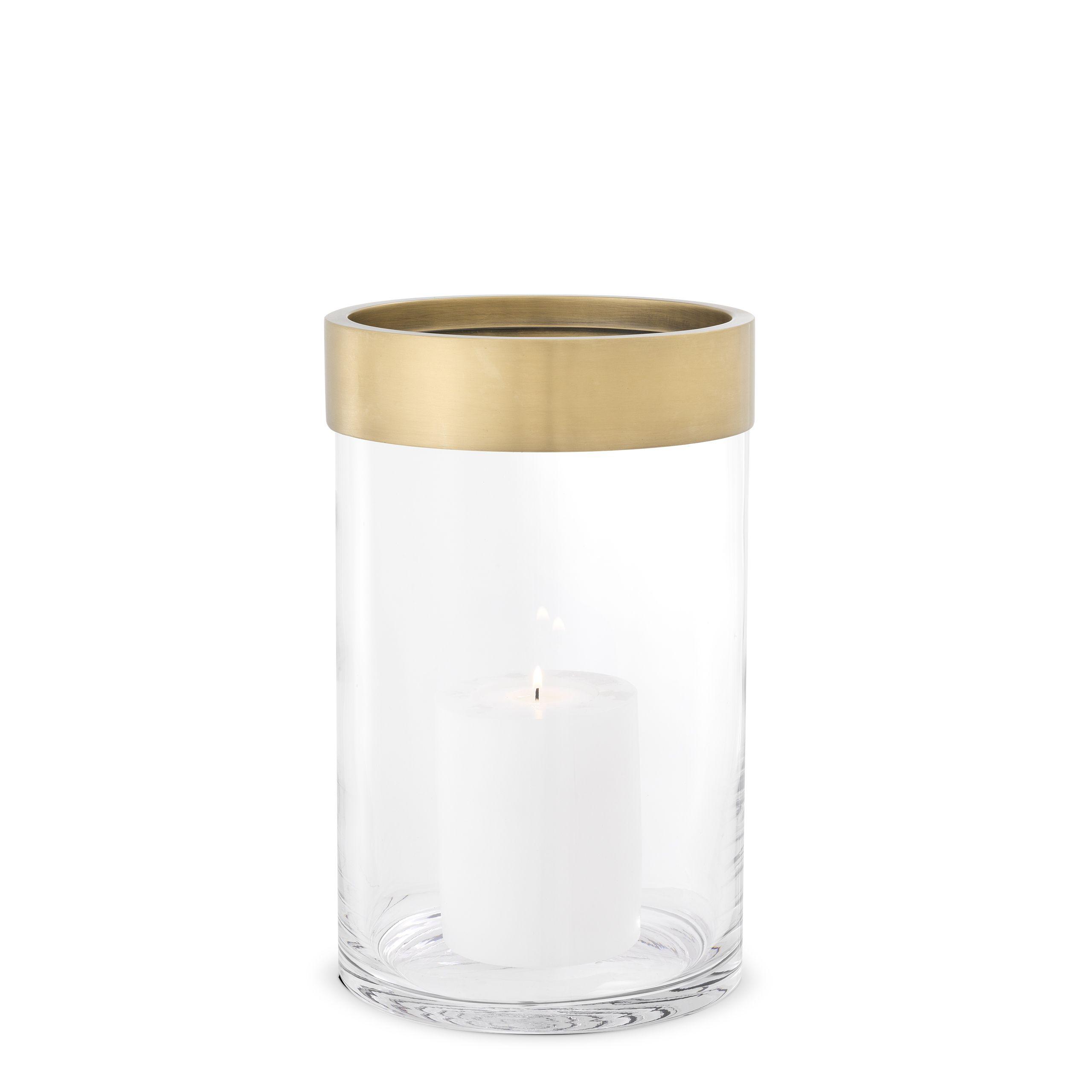 clear glass | antique brass finish S