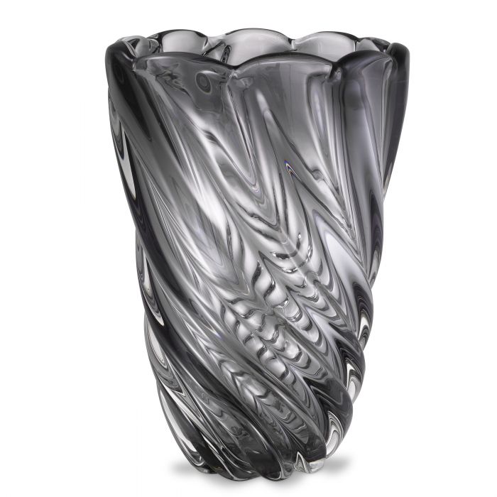 hand blown glass | grey colour L