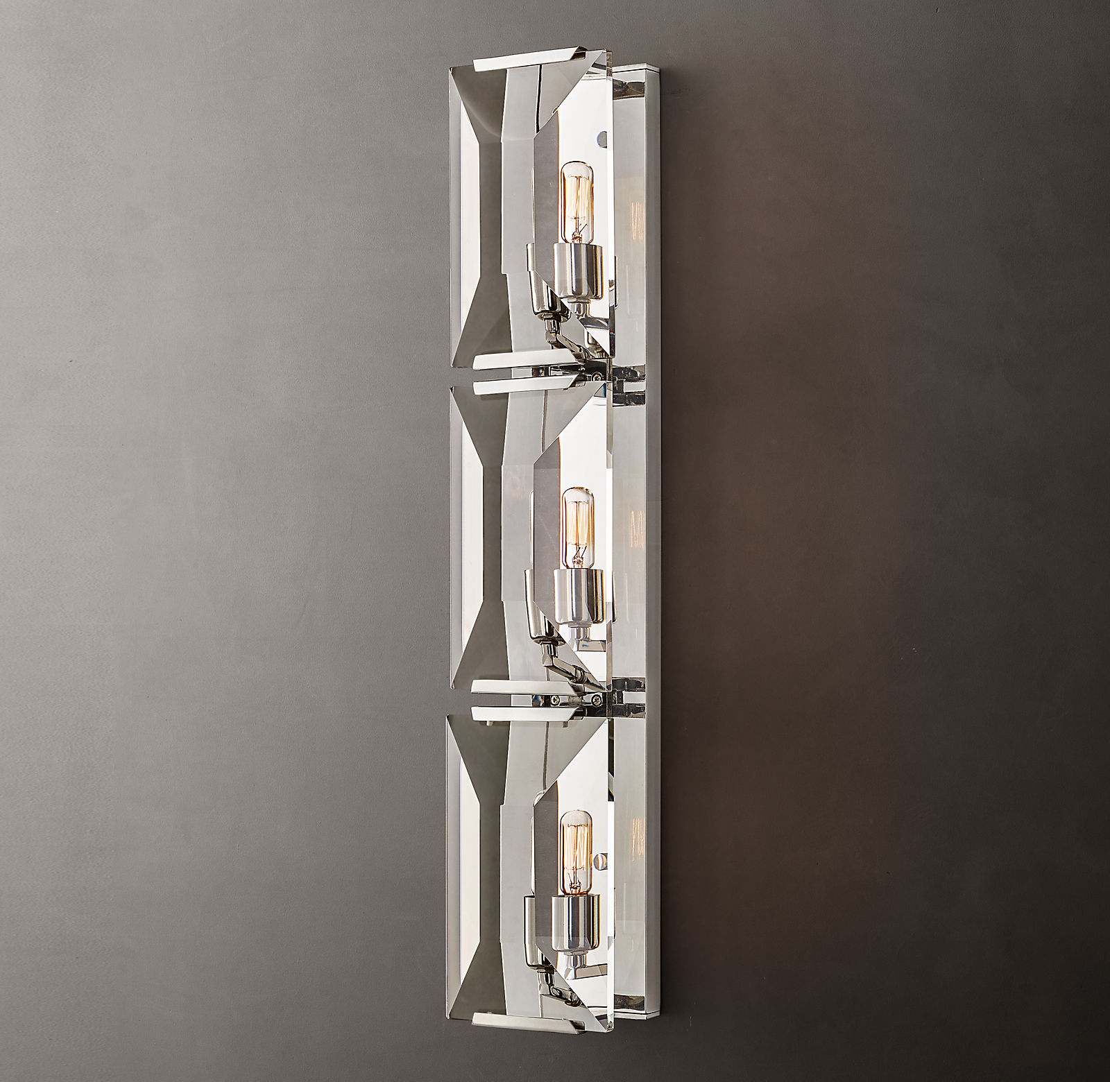 Купить Бра Harlow Crystal Triple Sconce в интернет-магазине roooms.ru