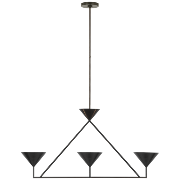 Купить Люстра Orsay Medium 3-Light Linear Chandelier в интернет-магазине roooms.ru