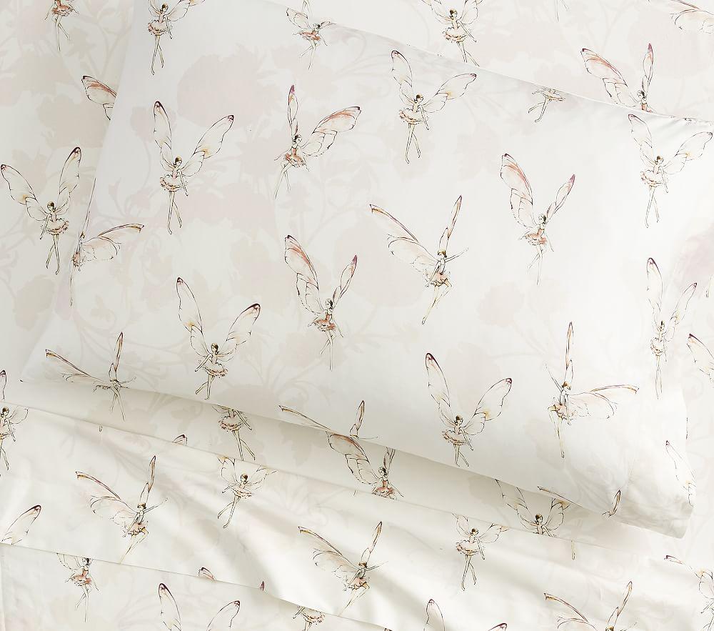 Купить Набор простыней Monique Lhuillier Ethereal Fairy Sateen Organic Sheet Set & Pillowcases - Sheet Set в интернет-магазине roooms.ru