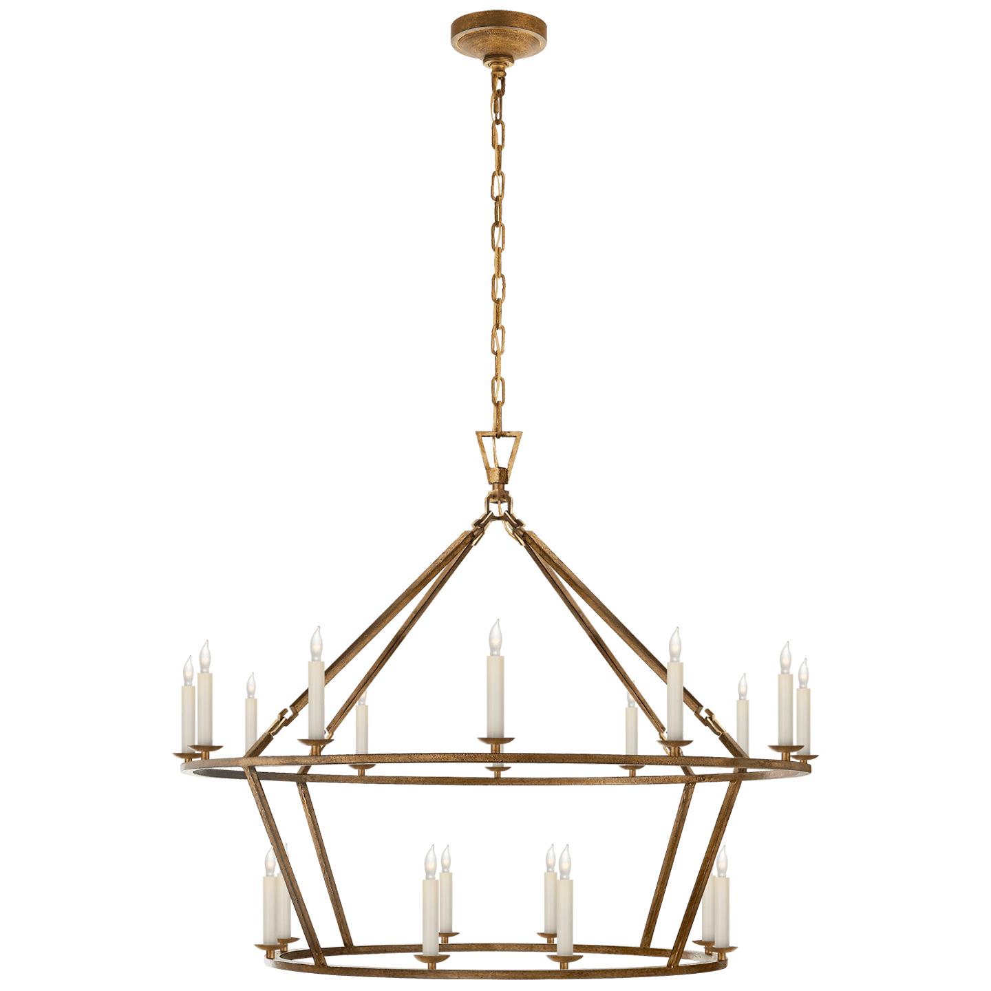 Купить Люстра Darlana Large Two-Tiered Ring Chandelier в интернет-магазине roooms.ru