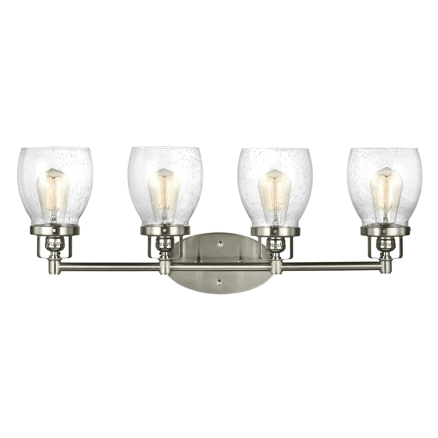 Brushed Nickel LED Bulb(s) Included