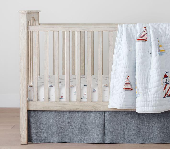 Купить Стеганое покрывало  Sailboat Cotton Tencel® Toddler Quilt Multi в интернет-магазине roooms.ru