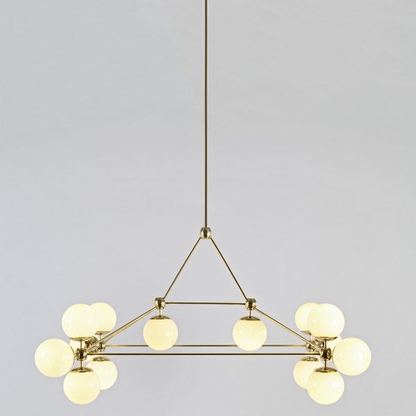 Купить Люстра Modo Rectangle Chandelier - 14 Globes в интернет-магазине roooms.ru