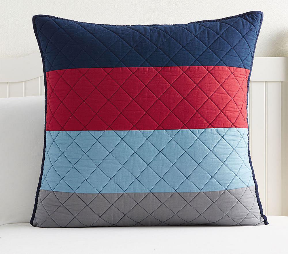 Купить Наволочка Block Stripe Quilt & Shams - Euro Sham в интернет-магазине roooms.ru