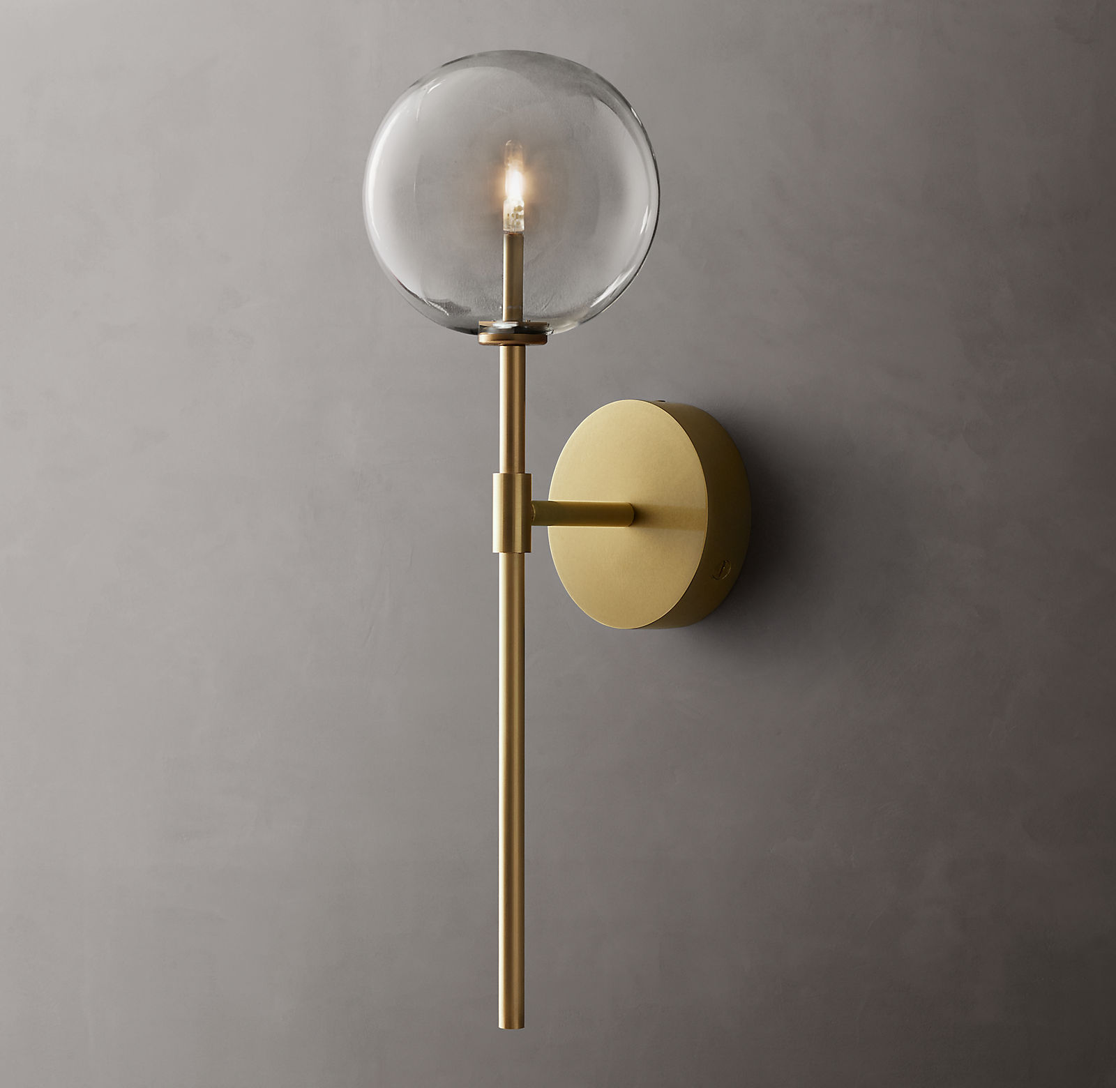 Купить Бра Glass Globe Sconce в интернет-магазине roooms.ru