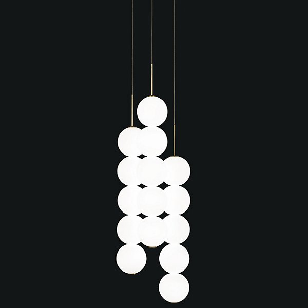 Купить Подвесной светильник Abacus 5 Sphere 3 LED Chandelier в интернет-магазине roooms.ru