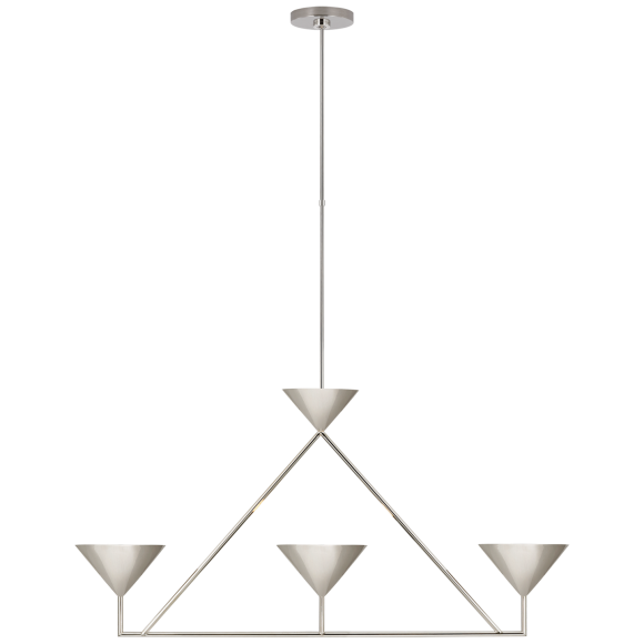 Купить Люстра Orsay Medium 3-Light Linear Chandelier в интернет-магазине roooms.ru