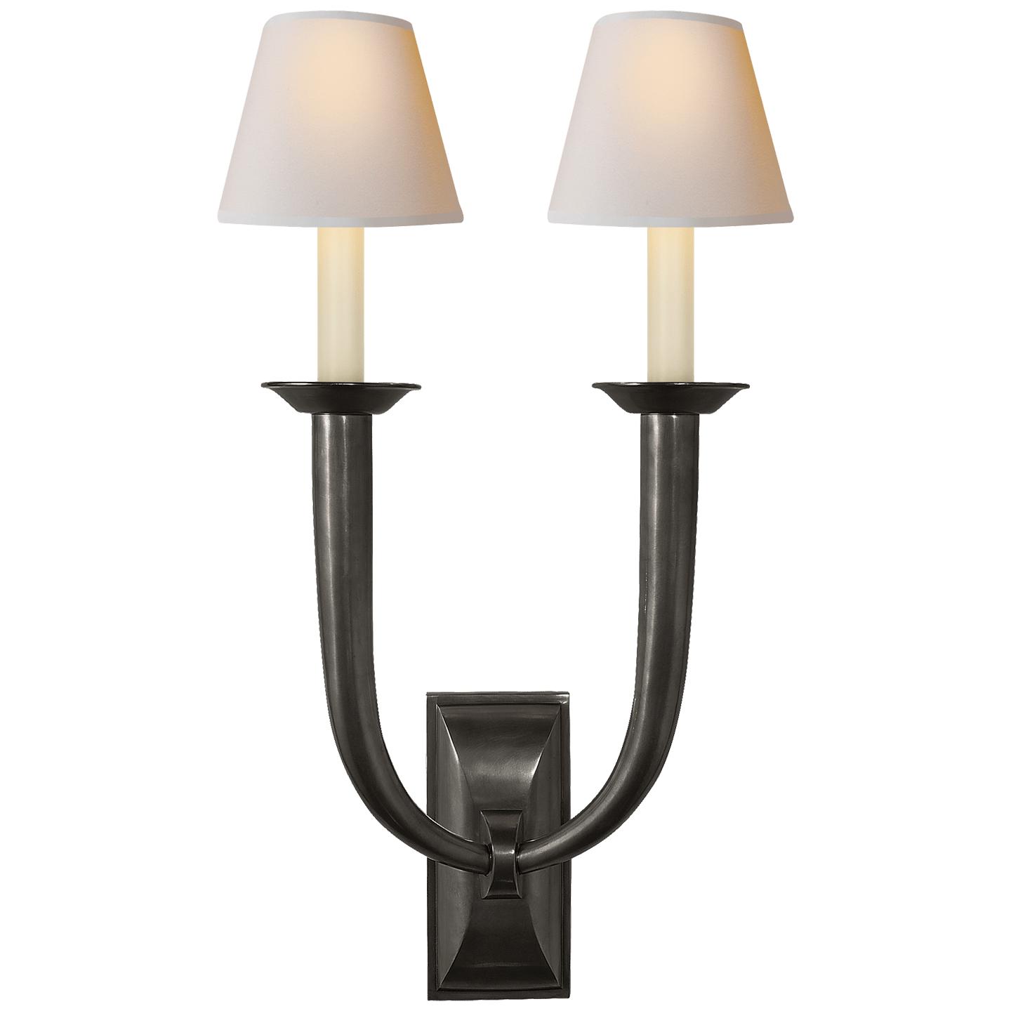 Купить Бра French Deco Horn Double Sconce в интернет-магазине roooms.ru