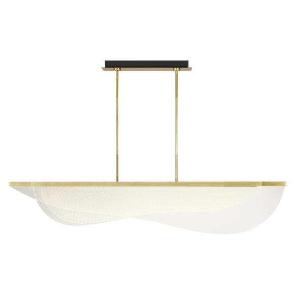 Plated Brass 60" Integrated LED 90 CRI 3000K 120V