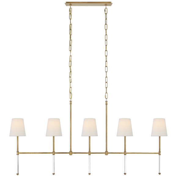 Купить Люстра Camille Medium Linear Chandelier в интернет-магазине roooms.ru