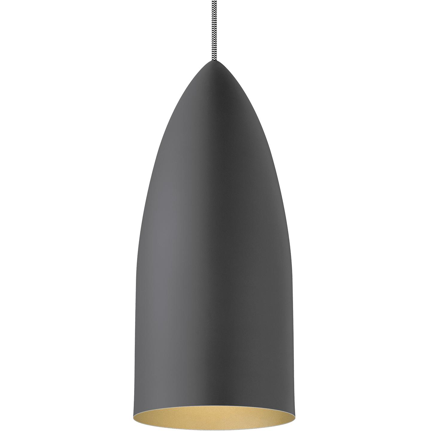 Rubberized Gray/Gold Lamp Not Included