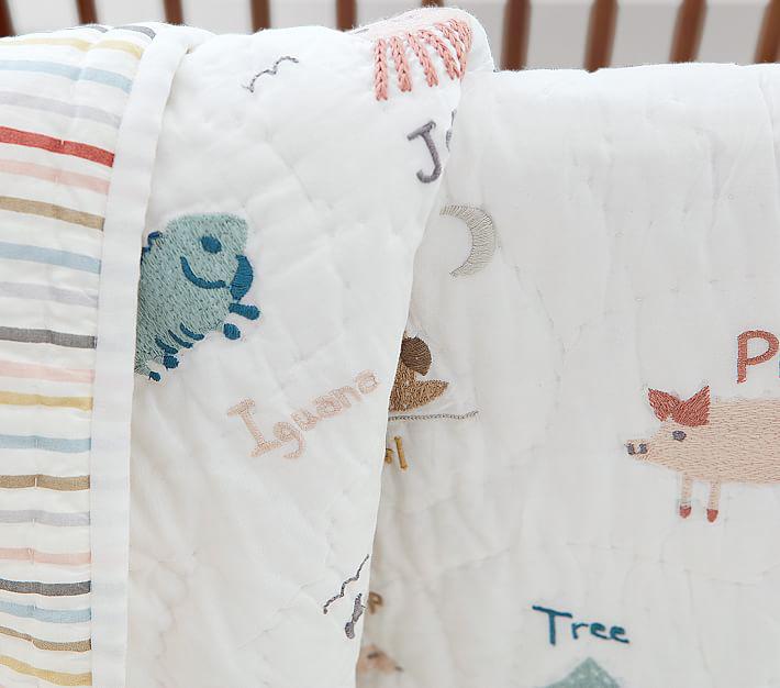 Купить Стеганое покрывало  Quincy ABC Toddler Quilt в интернет-магазине roooms.ru