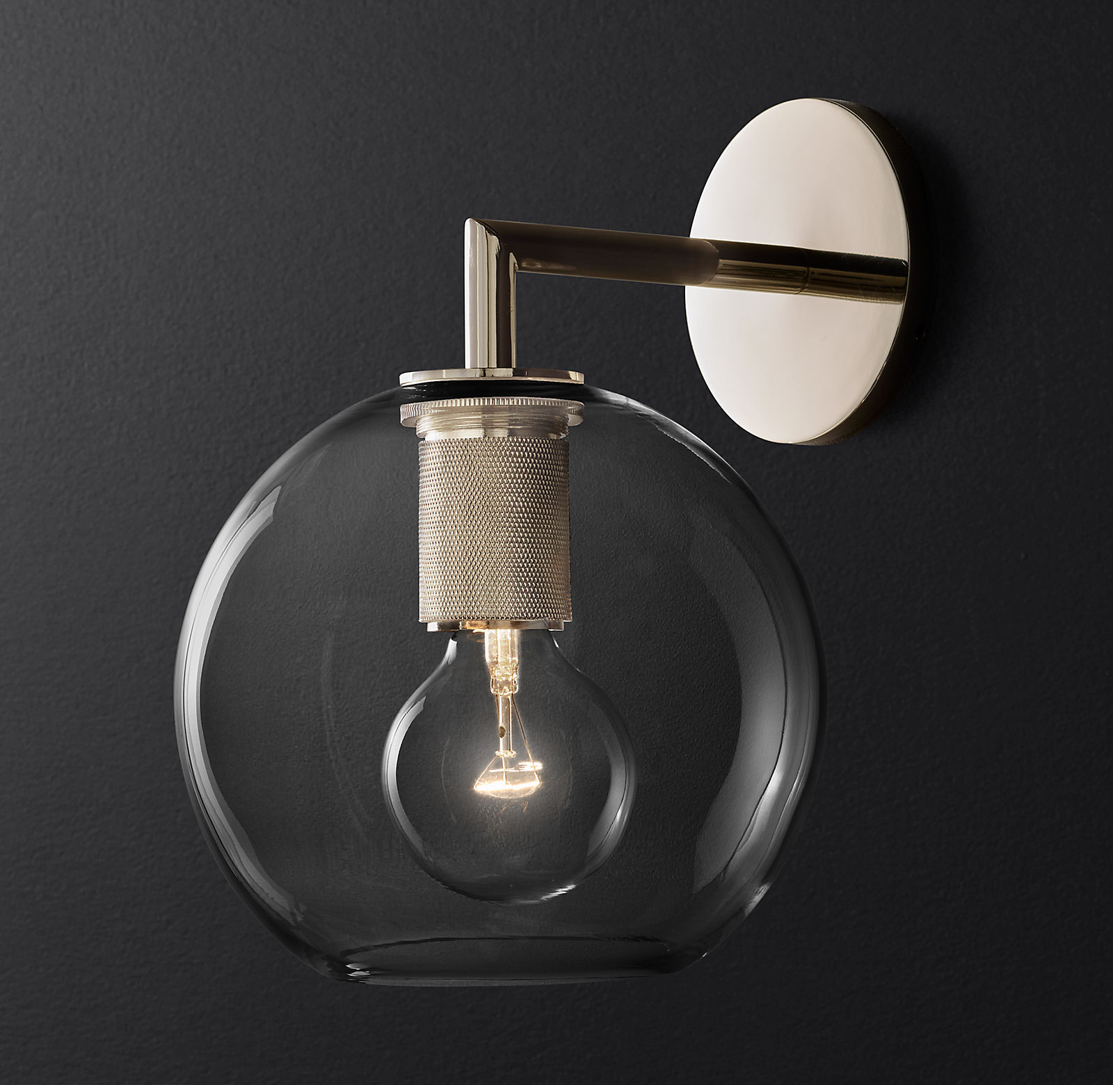 Купить Бра Utilitaire Globe Shade Sconce в интернет-магазине roooms.ru