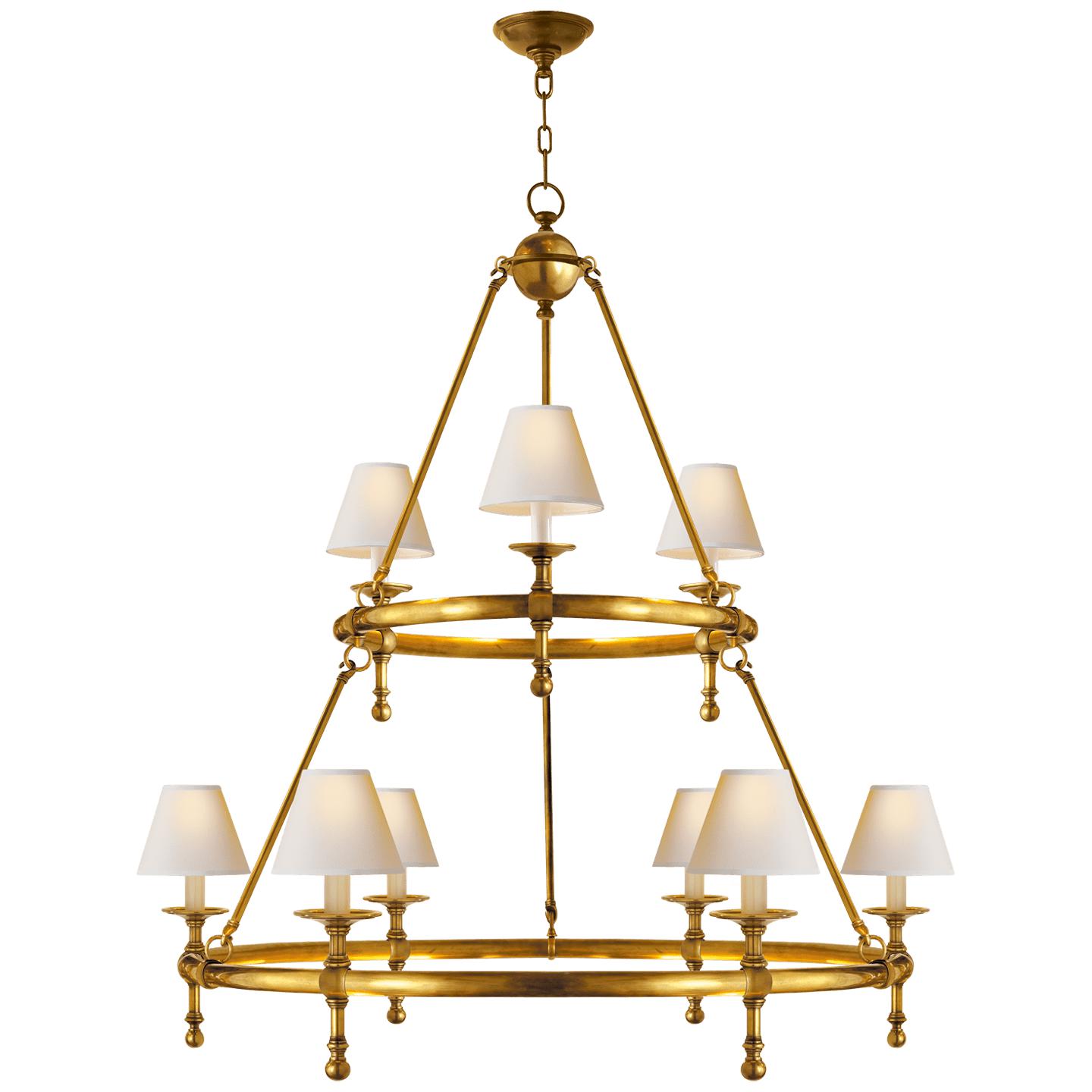 Купить Люстра Classic Two-Tier Ring Chandelier в интернет-магазине roooms.ru