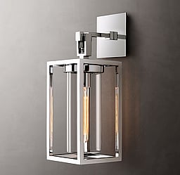Square sconce deals
